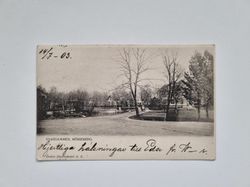 Vykort Svandammen, Mösseberg 1903
