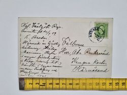 Vykort Skara, Högre allmänna läroverket 1909