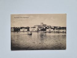 Vykort Panorama öfver Marstrand, 1917