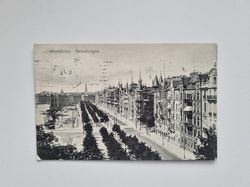 Vykort Stockholm. Strandvägen 1912