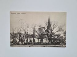 Vykort Bolstads kyrka, Dalsland 1944