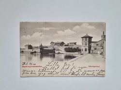 Vykort Badhuspromenaden Strömstad 1903