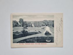 Vykort Dalslands kanal. Parti från Baldersnäs, 1902