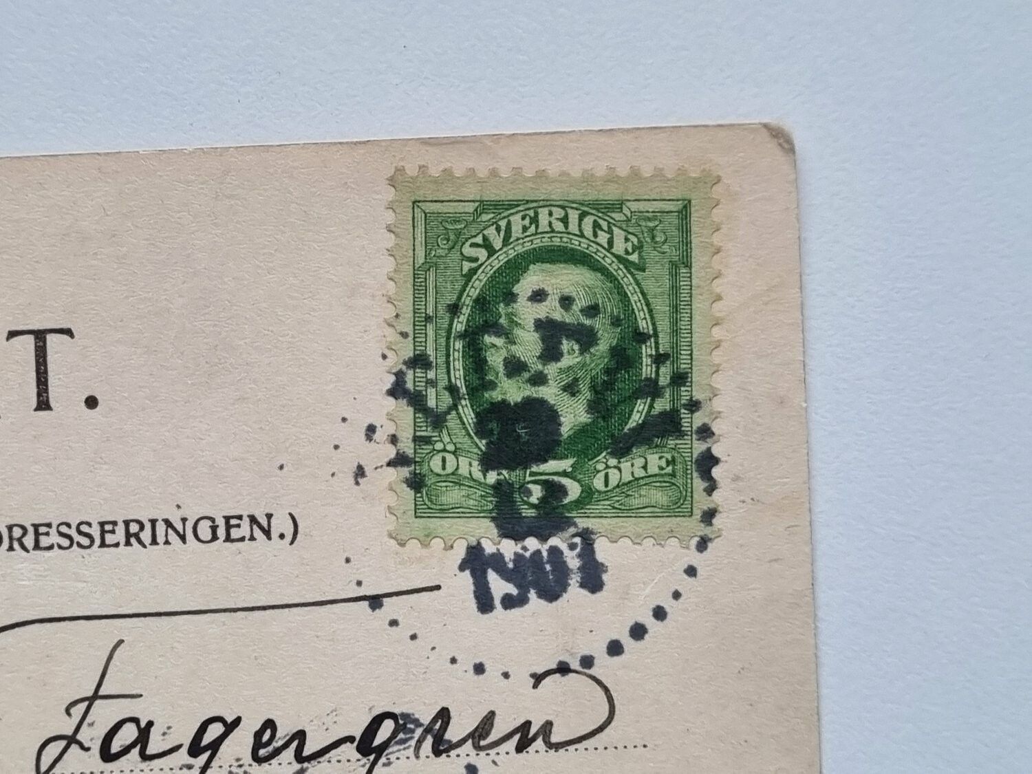Vykort Utsigt från Stadsparken, Motala