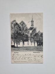 Vykort Kyrkan Vänersborg