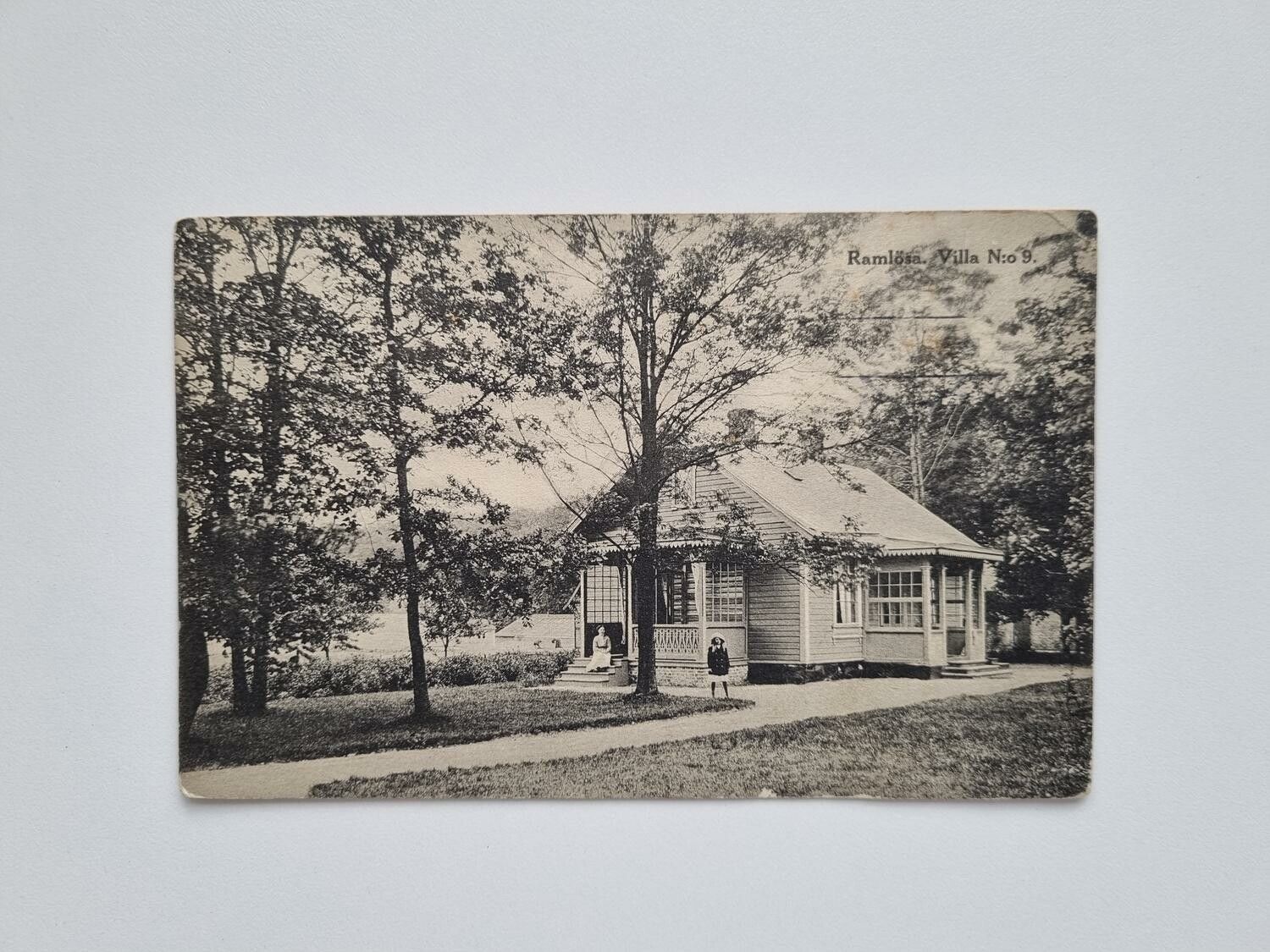 Vykort Ramlösa Villa N:o 9, 1914