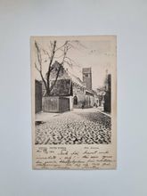 Vykort Ystad Petri Kyrka 1906