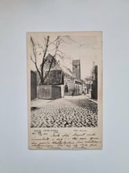 Vykort Ystad Petri Kyrka 1906