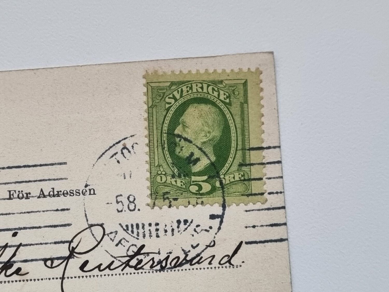 Vykort Grevl, ätten Douglas gravkor, Vreta Kloster.
