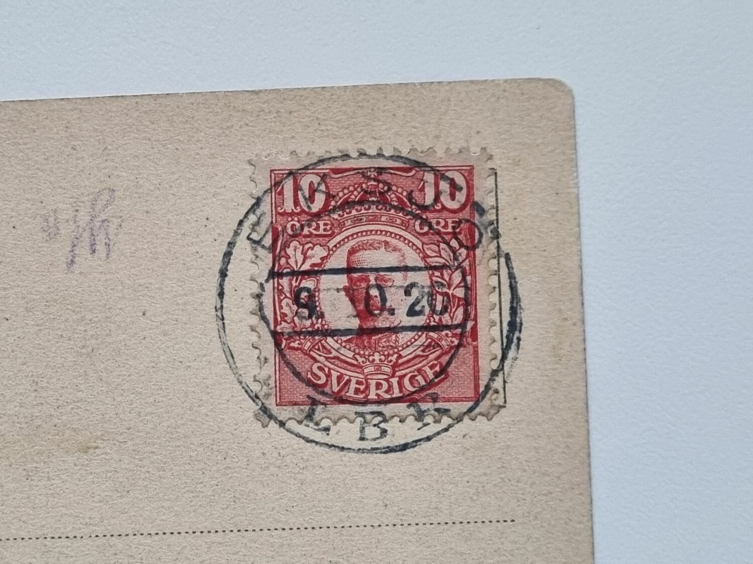 Vykort Eksjö Vapen, 1920