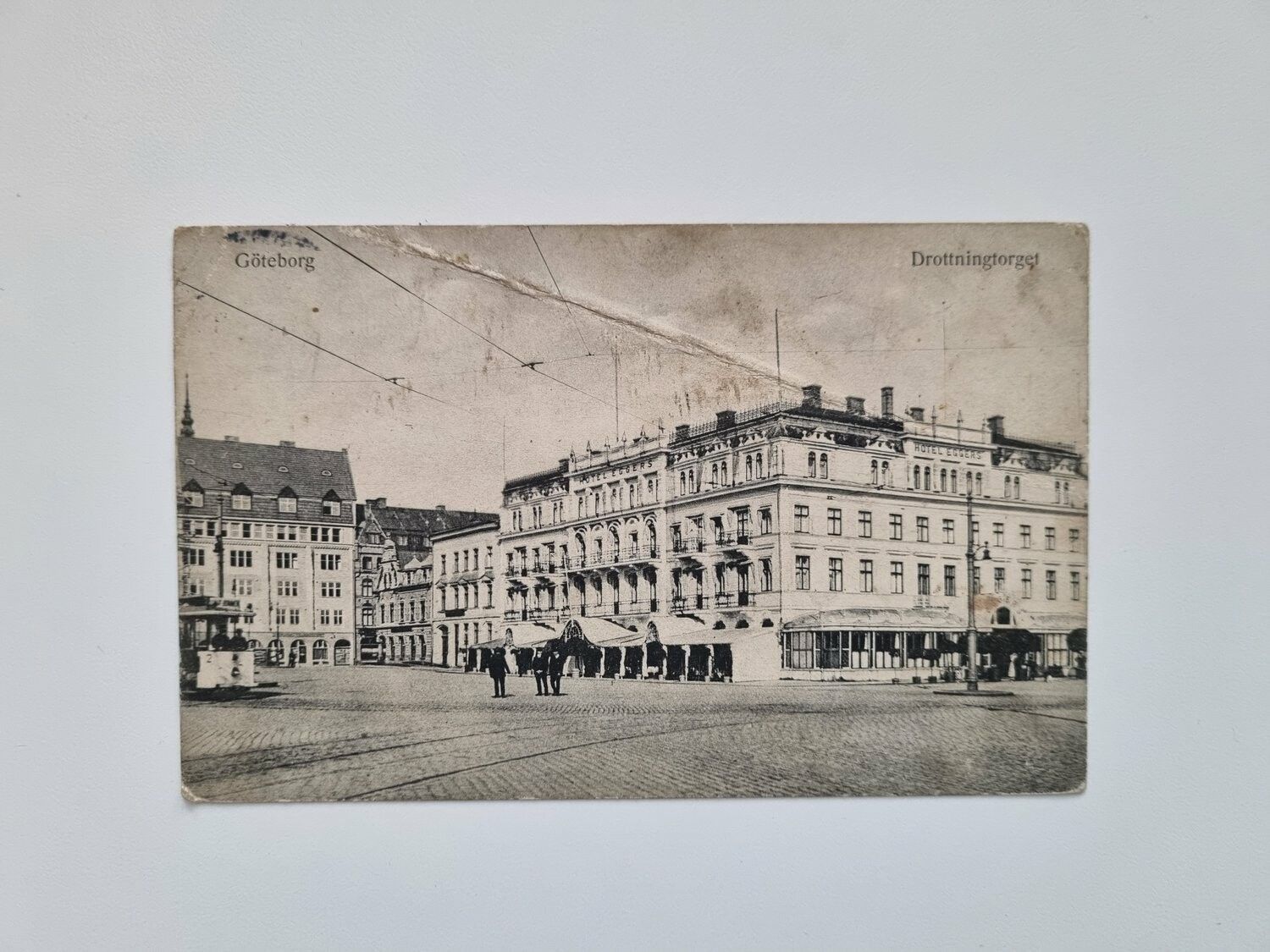 Vykort Göteborg Drottningtorget 1913