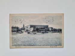 Vykort Stockholm, Kungliga Slottet, 1927