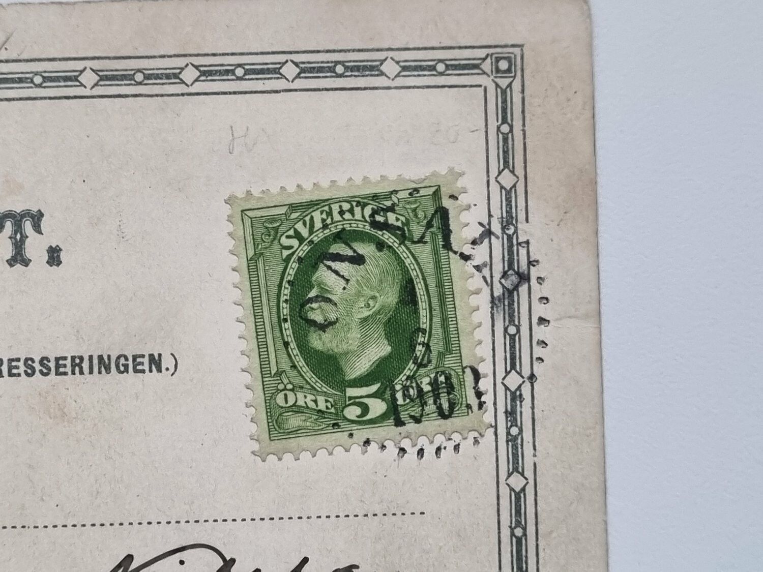 Vykort Gottskär, 1903