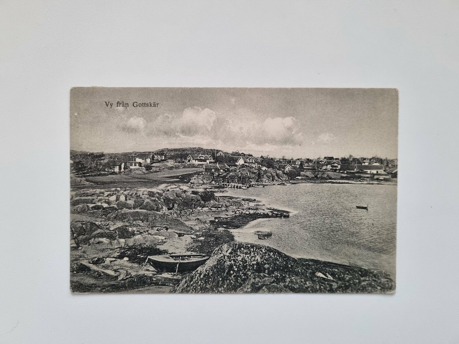 Vykort Vy från Gottskär 1925