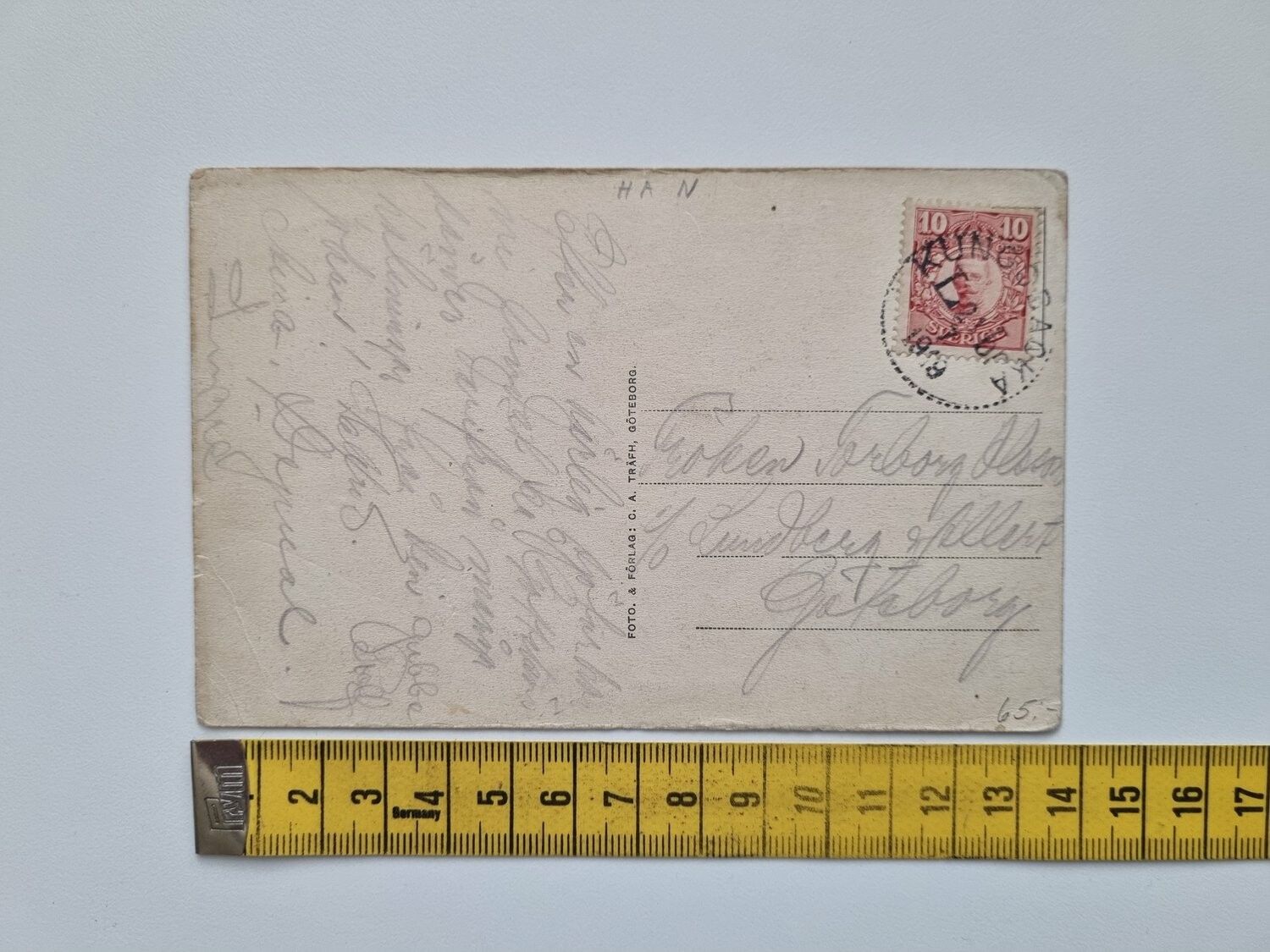 Vykort Vy från Gottskär, 1919