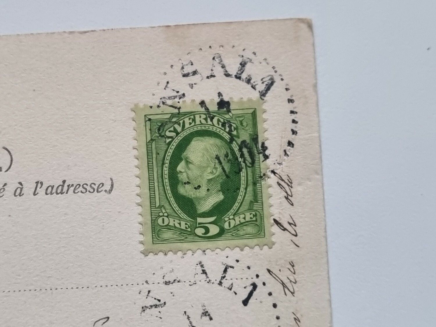 Vykort Nidingens fyrar. Onsala, 1904