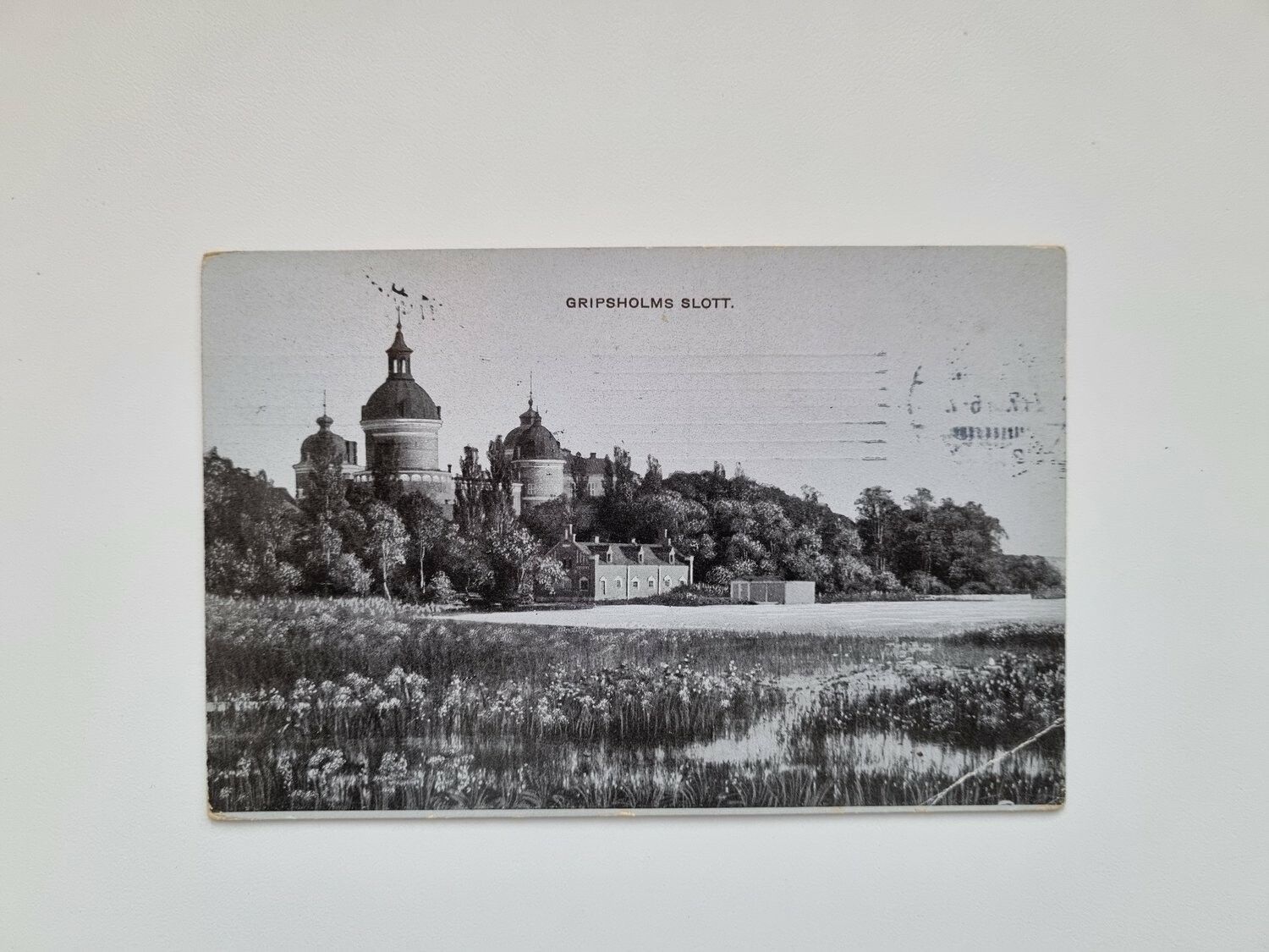 Vykort Gripsholms Slott, 1907