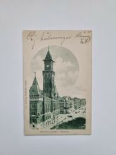 Vykort Helsingborg Rådhuset, 1901