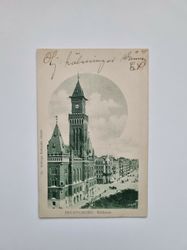 Vykort Helsingborg Rådhuset, 1901