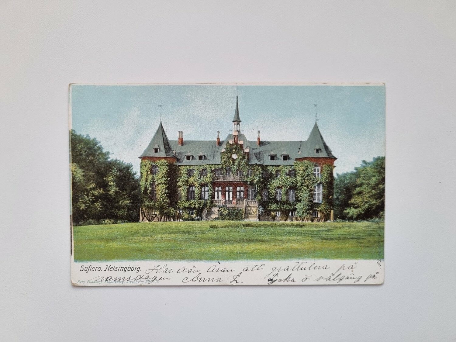 Vykort Sofiero Helsingborg
