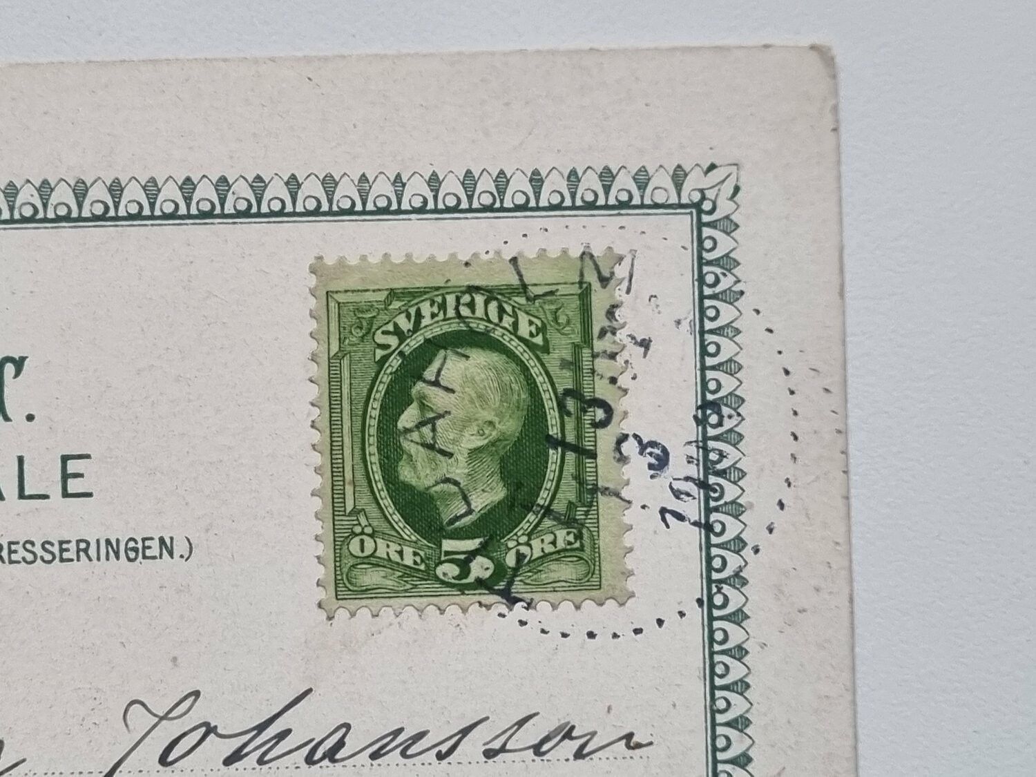 Vykort Sofiero Helsingborg