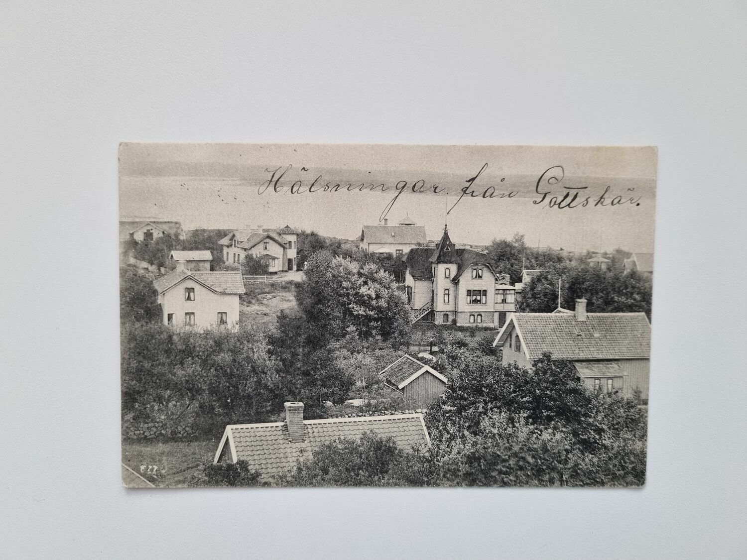 Vykort Gottskär 1906