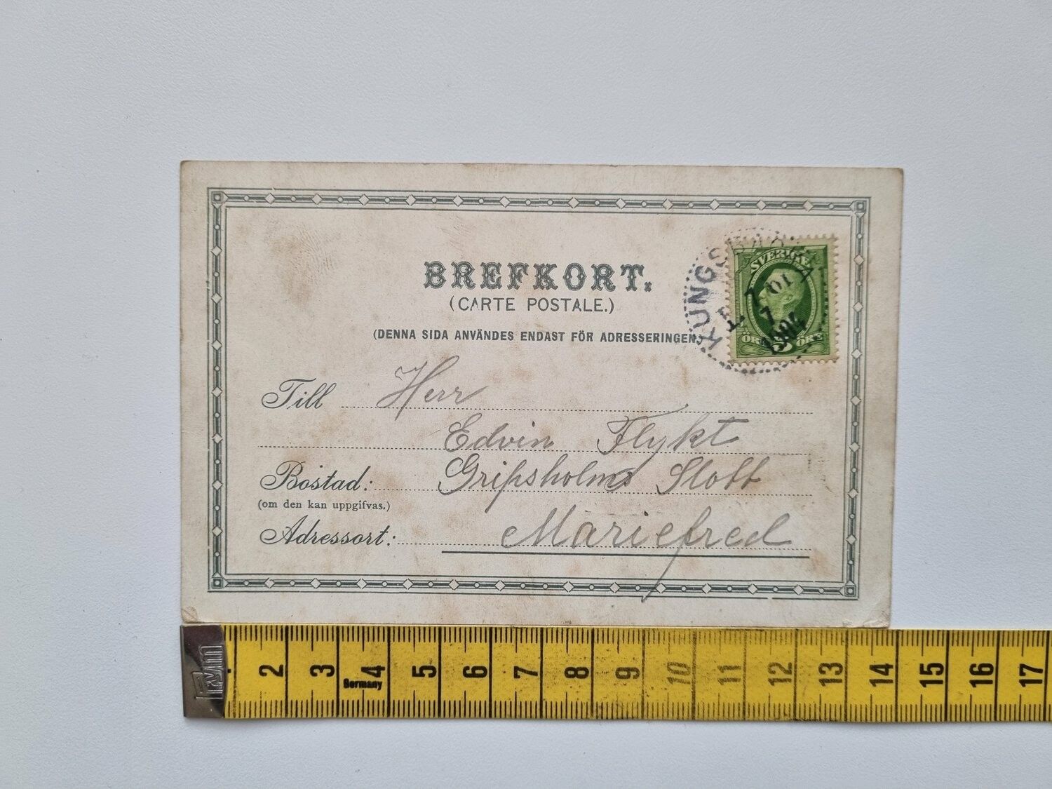 Vykort Hälsning från Gottskär 1904