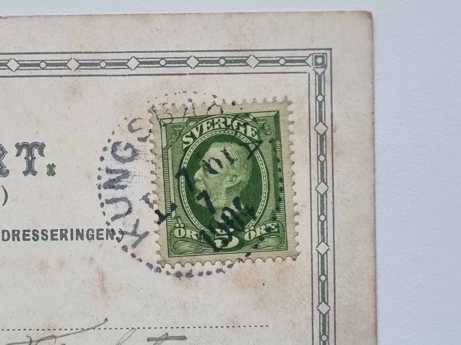 Vykort Hälsning från Gottskär 1904