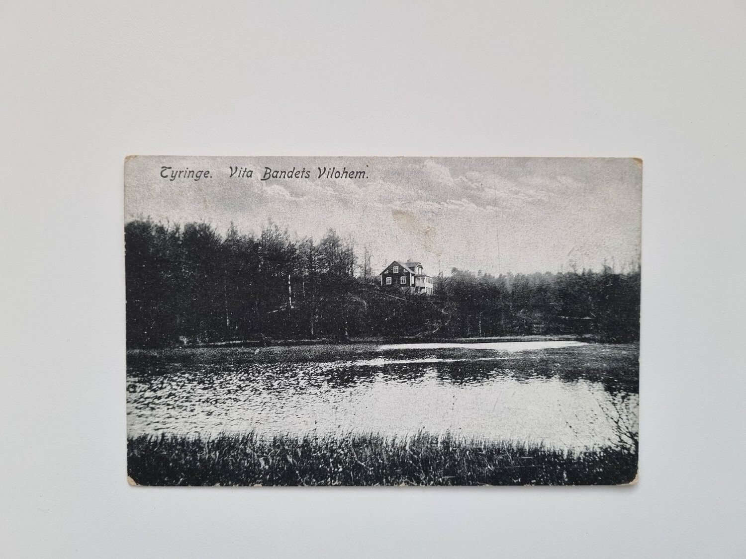 Vykort Tyringe. Vita Bandets Vilohem, 1925