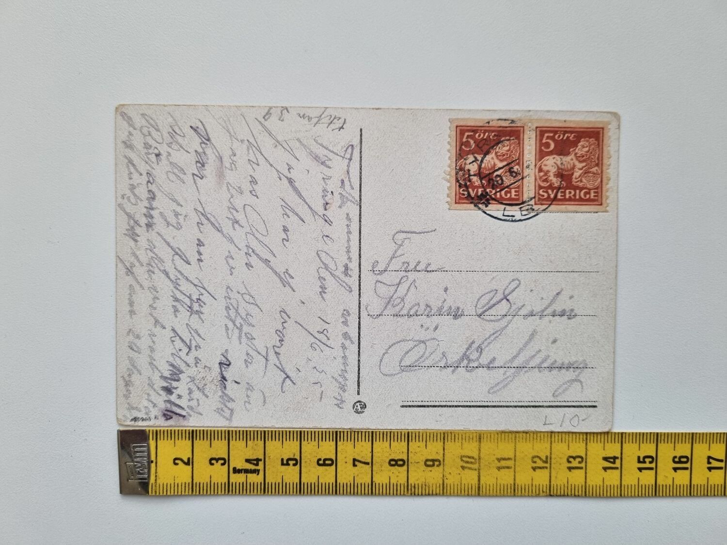 Vykort Tyringe. Vita Bandets Vilohem, 1925