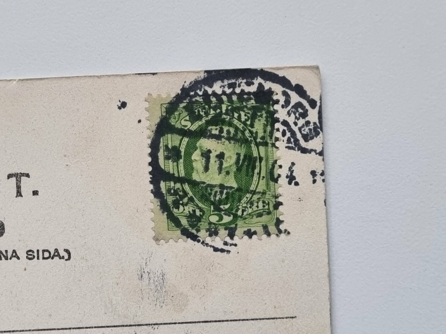 Vykort Långedrag. Nya Restaurationen.