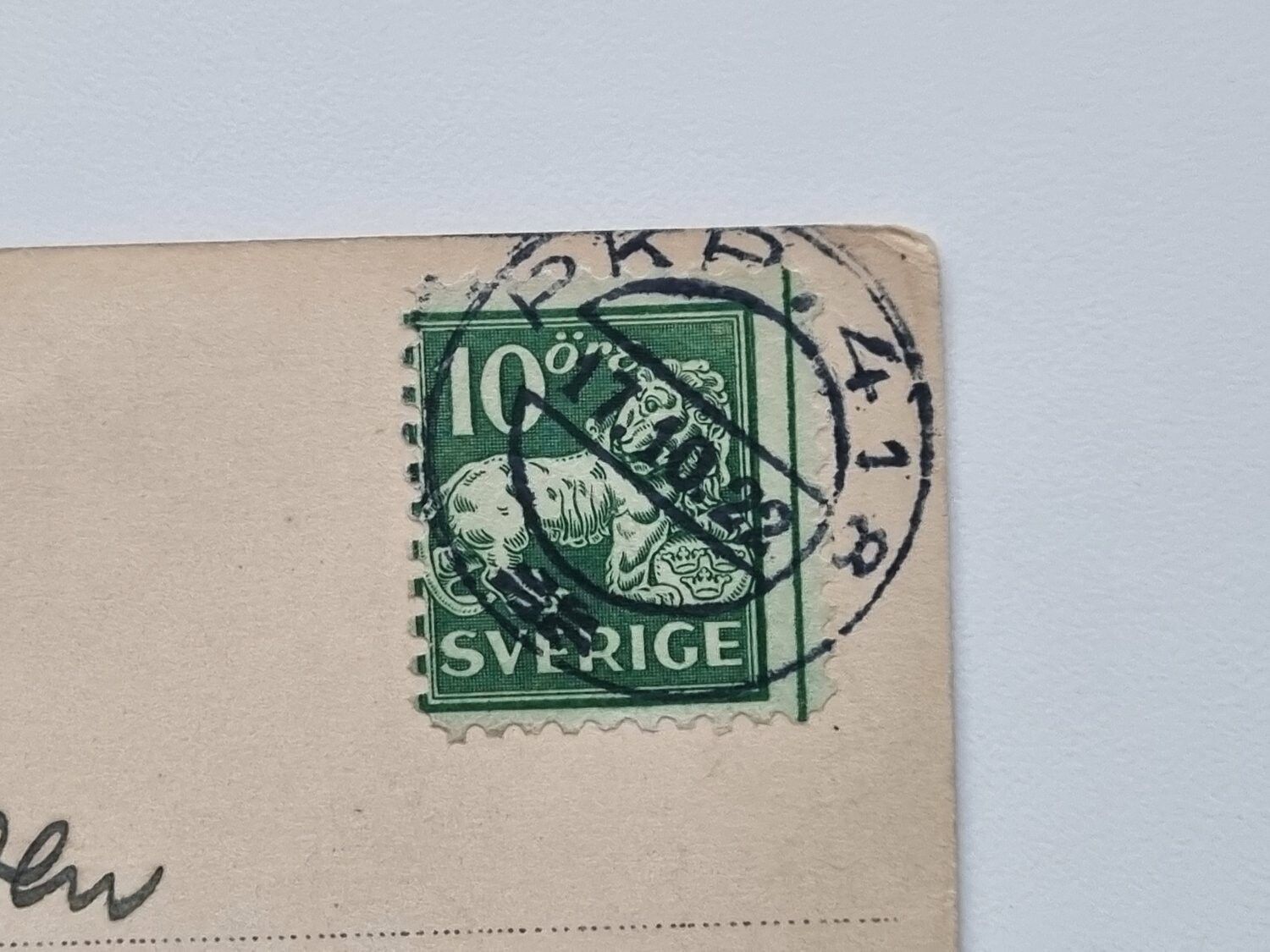 Vykort Linköping Trädgårdsföreningen, 1922