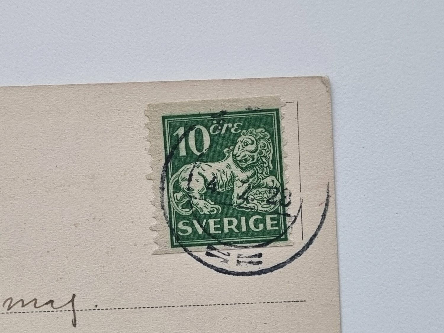 Vykort Åredalen. Utsikt från villorna Tottebo och Granliden.