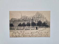 Vykort Skara Elementärläroverket, 1906
