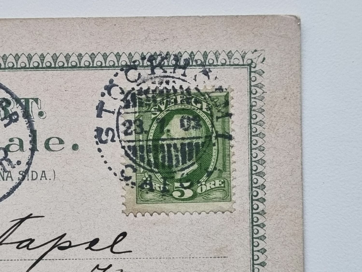 Vykort Från Stockholms Omgifningar, 1903