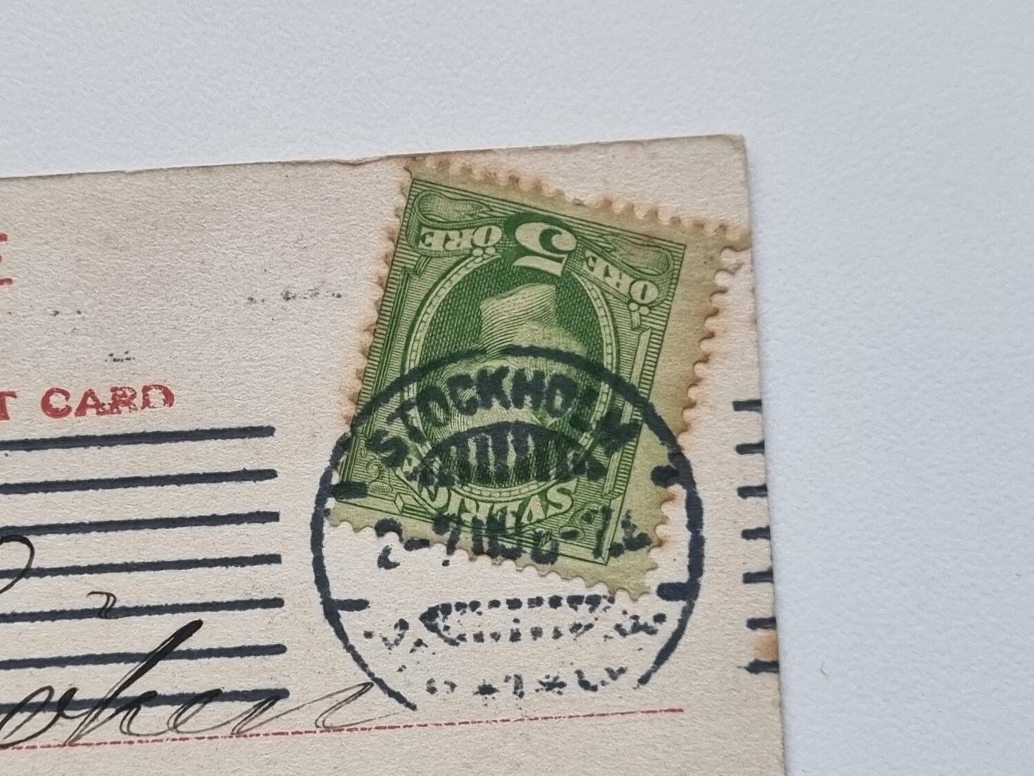 Vykort Konstindustriutställningen i Stockholm 1909