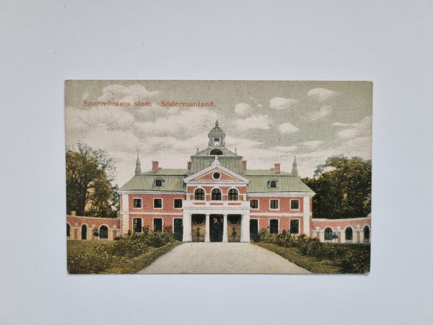 Vykort Sparreholms slott. Södermanland, 1911
