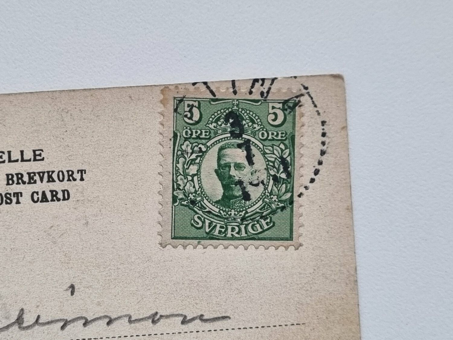 Vykort Sparreholms slott. Södermanland, 1911