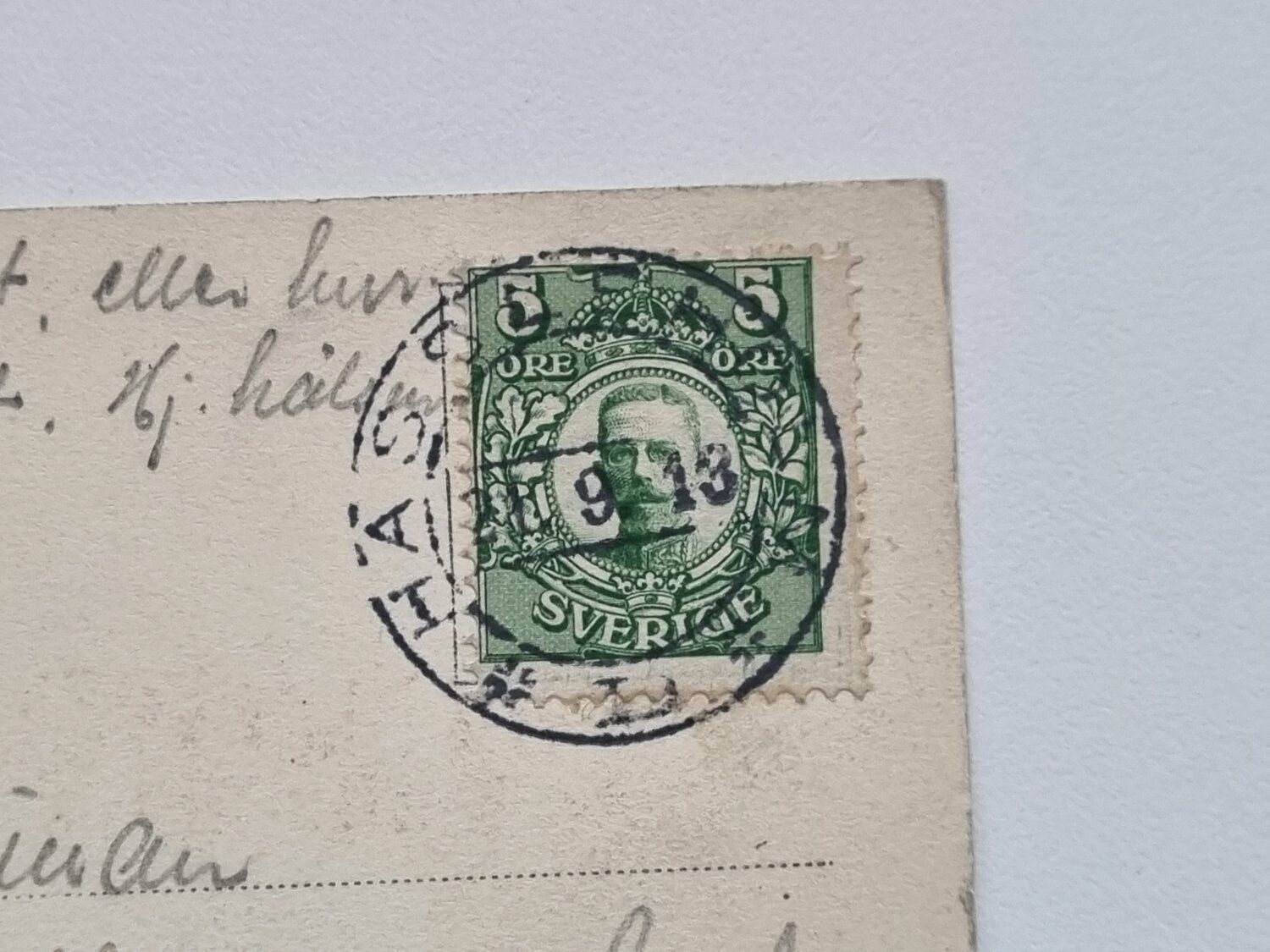 Vykort Hässleholm Sk. trängkårens etablisement, 1913