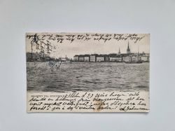 Vykort Inloppet till Stockholm, 1903