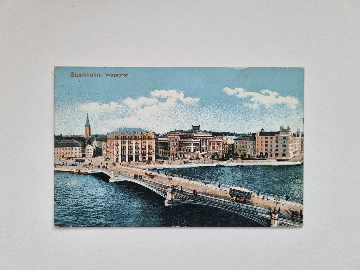 Vykort Stockholm Wasabron