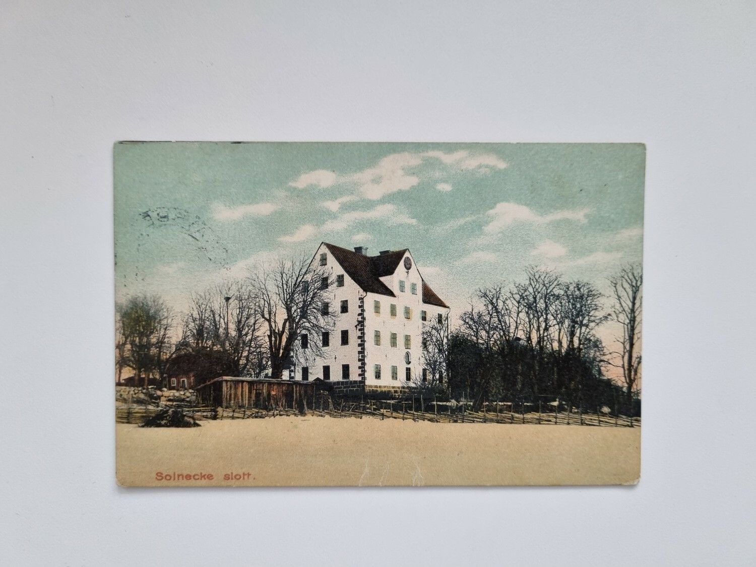 Vykort Solnecke Slott