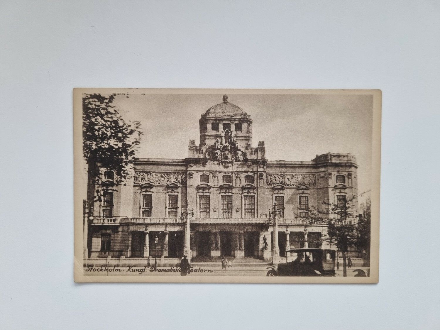 Vykort Stockholm Dramaten, 1946
