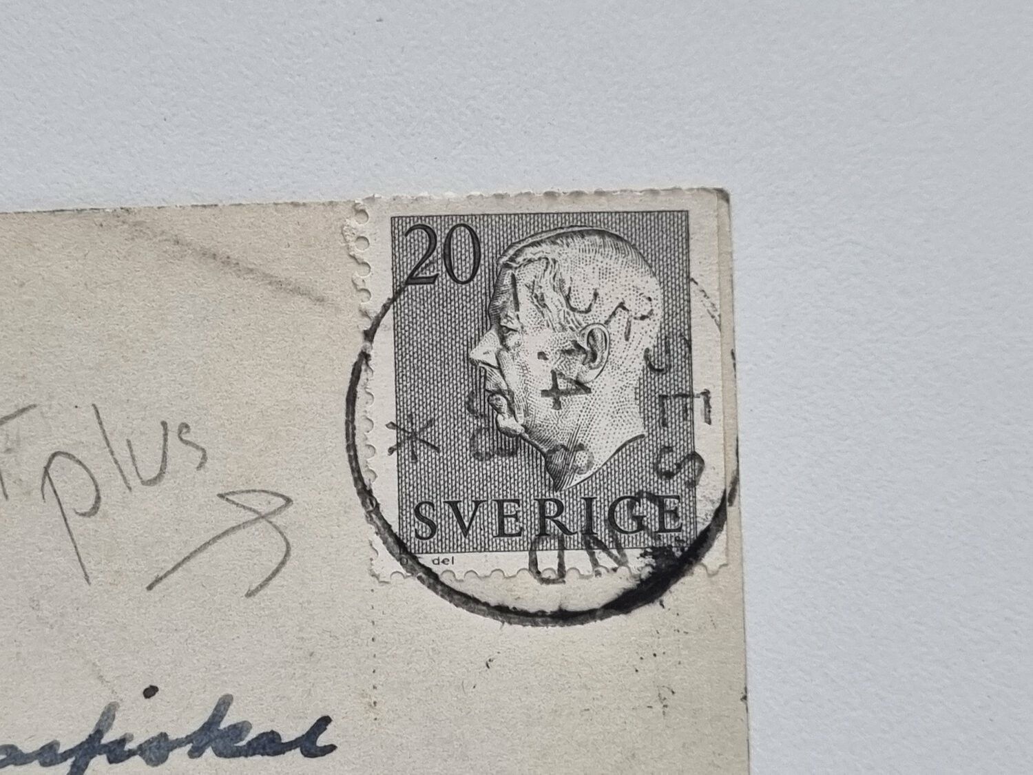 Vykort Bohus fästning, 1958