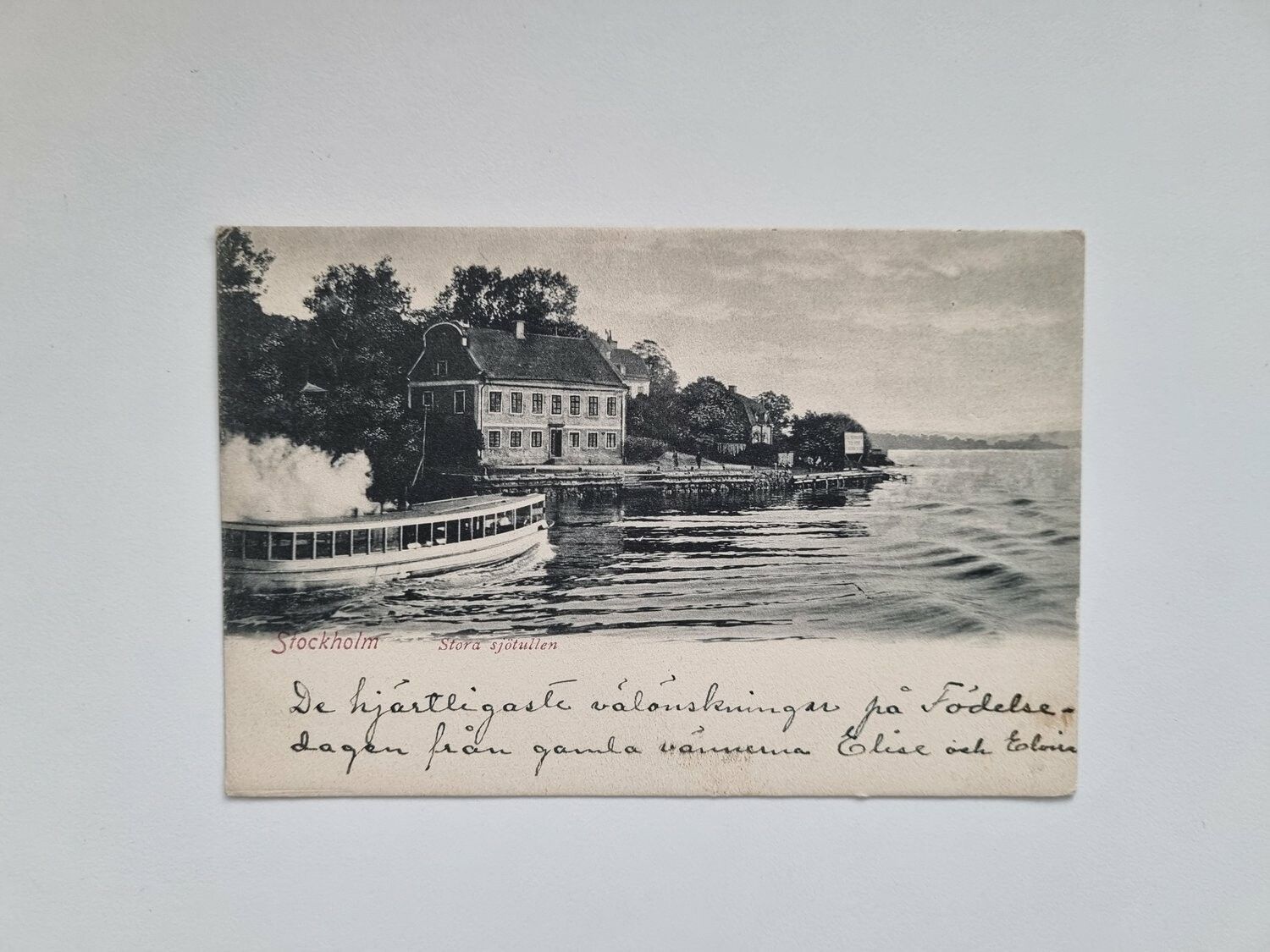 Vykort Stockholm Stora Sjötullen, 1902