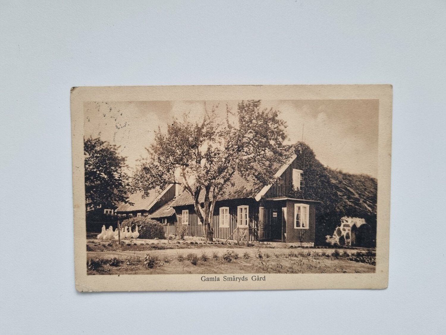 Vykort Gamla Småryds Gård, 1913