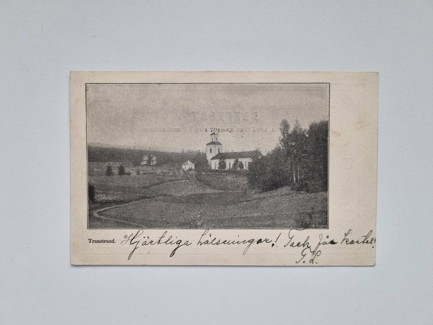 Vykort Transtrand, 1901