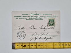 Vykort Kvinna i folkdräkt, 1904