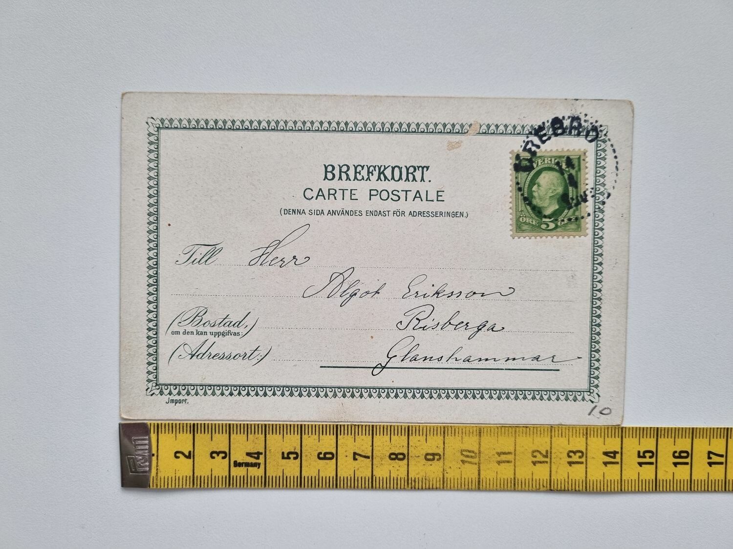 Vykort Skansen Mora- & Orsastugorna, 1902