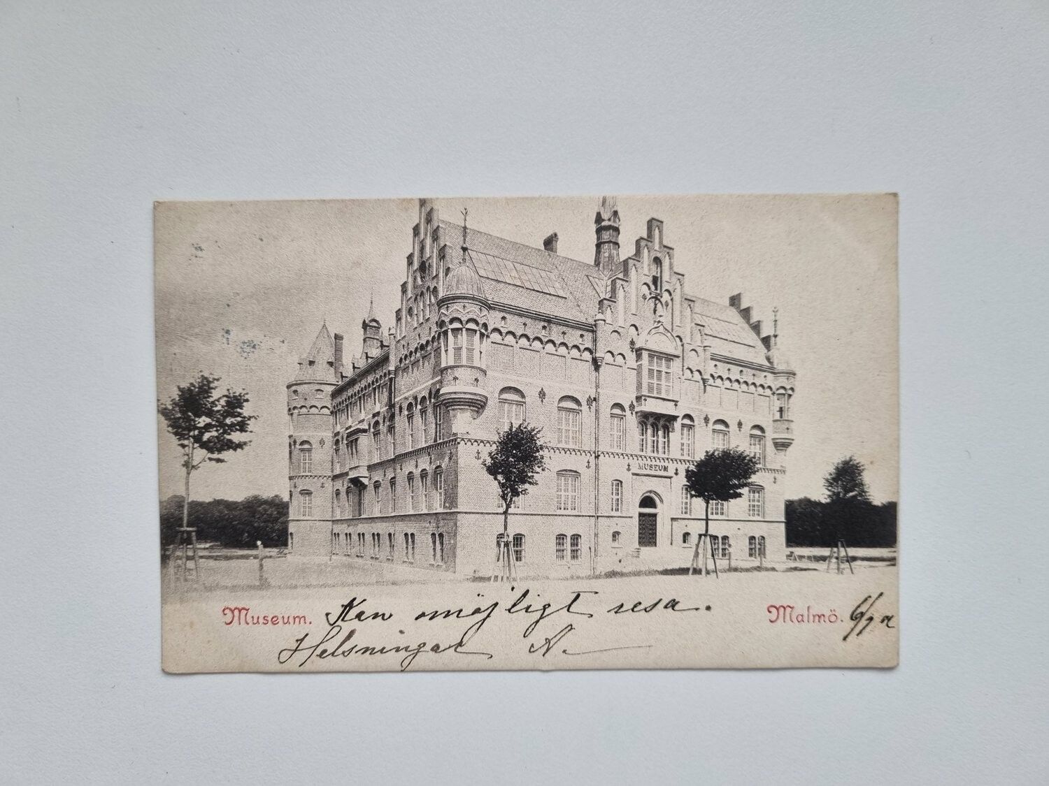 Vykort Malmö Museum